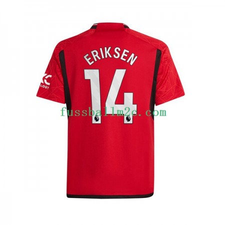 Fußballtrikots Manchester United Eriksen 14 Heim Trikotsatz 2023-2024